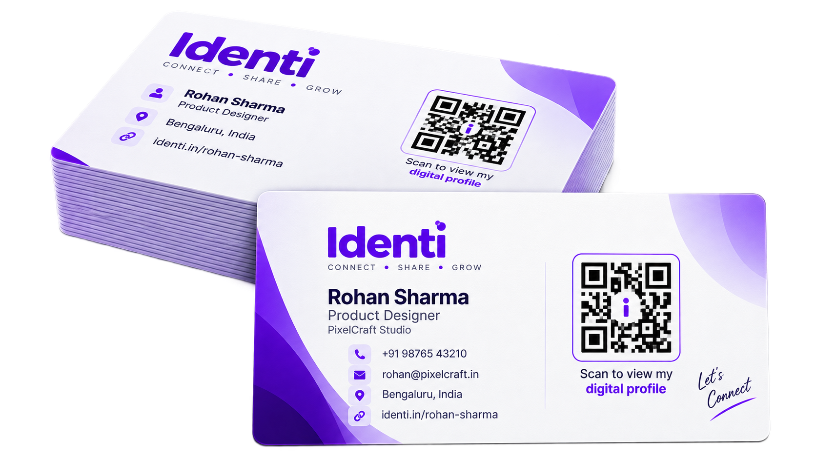 100 Identi NFC visiting cards